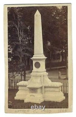 Civil War Grave Monument to Luther C Ladd 6th Mass Killed Baltimore Riot