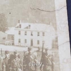 Civil War Group Photo 22nd New York State Militia Regiment Harpers Ferry VA 1862