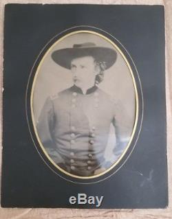 Civil War Indian Wars Brady Tintype of General George Armstrong Custer