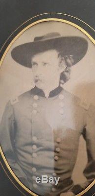 Civil War Indian Wars Brady Tintype of General George Armstrong Custer