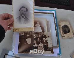 Civil War Kentucky MORGAN'S RAIDERS Cdv Photo Lot Died Camp Douglas