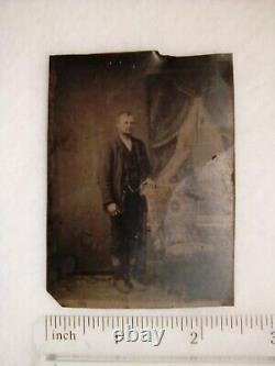 Civil War L, P & Co. Daguerreotype Antique Union Gutta Percha Case