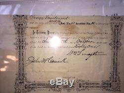 Civil War Lincoln 1st New York Volunteer Cavalry ID Discharge Papers & Tintype