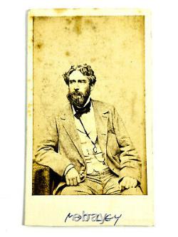 Civil War Lincoln Diplomat John Motley by Silssee Case Boston cdv photo