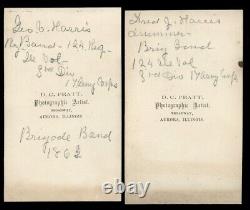 Civil War Musicians 36th Illinois Infantry Boy Enlisted @ 10 YRS 1860s CDV Photo