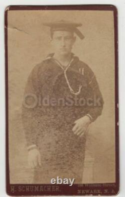 Civil War Navy Sailor USS Juniata Sloop Ship Antique CDV Photo