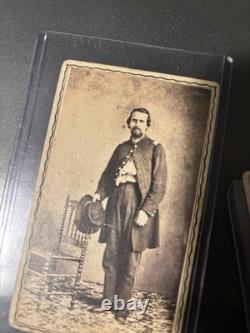 Civil War Officer Cdv Carte De Viste Photo Photograph
