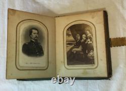 Civil War Photo ALBUM of Generals, Admirals, Washington, Grant Lady Liberty CVD