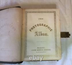 Civil War Photo ALBUM of Generals, Admirals, Washington, Grant Lady Liberty CVD