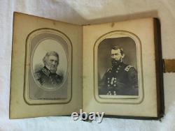 Civil War Photo ALBUM of Generals, Admirals, Washington, Grant Lady Liberty CVD