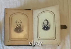 Civil War Photo ALBUM of Generals, Admirals, Washington, Grant Lady Liberty CVD
