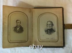 Civil War Photo ALBUM of Generals, Admirals, Washington, Grant Lady Liberty CVD