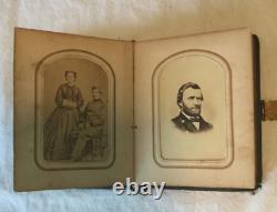 Civil War Photo ALBUM of Generals, Admirals, Washington, Grant Lady Liberty CVD