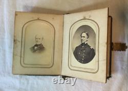 Civil War Photo ALBUM of Generals, Admirals, Washington, Grant Lady Liberty CVD