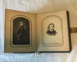 Civil War Photo ALBUM of Generals, Admirals, Washington, Grant Lady Liberty CVD