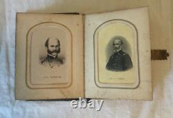 Civil War Photo ALBUM of Generals, Admirals, Washington, Grant Lady Liberty CVD