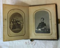 Civil War Photo ALBUM of Generals, Admirals, Washington, Grant Lady Liberty CVD