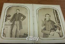 Civil War Photo Album Robert D Minster C L Altec John Wopkey Sam M Buade