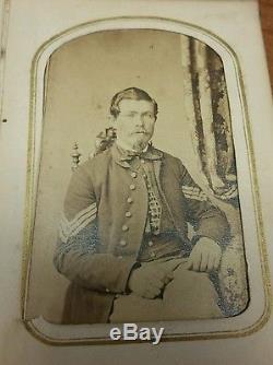 Civil War Photo Album Robert D Minster C L Altec John Wopkey Sam M Buade