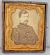 Civil War Photo General George Mcclellan In Copper Frame