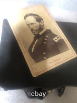 Civil War Photo Of General Sherman cabinet Card / CDV Orig OLD! Union Army