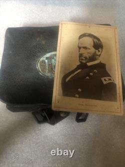 Civil War Photo Of General Sherman cabinet Card / CDV Orig OLD! Union Army