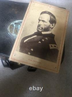 Civil War Photo Of General Sherman cabinet Card / CDV Orig OLD! Union Army