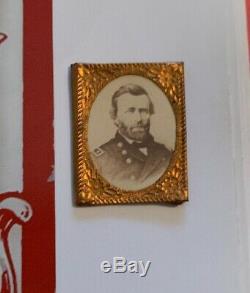 Civil War Photo President Ulysses S Grant Political Campaign Gem Antique CDV
