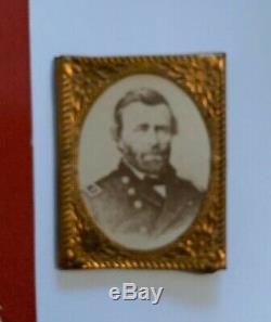 Civil War Photo President Ulysses S Grant Political Campaign Gem Antique CDV