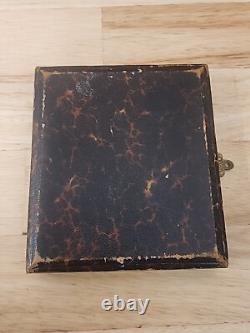 Civil War Photograph Of Soldier And Badge Cased Image Vol. Cav. 9 N. Y. Wm. Lane