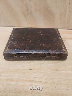 Civil War Photograph Of Soldier And Badge Cased Image Vol. Cav. 9 N. Y. Wm. Lane