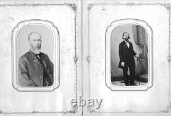 Civil War Photographic Album Includes Two Gettysburg Soldiers, Image Of Grant