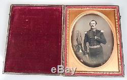 Civil War ½ Plate USMC Officer Daguerreotype Photograph 60149