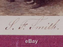 Civil War SIGNED Cdv Photo SAMUEL FRANCIS SMITH Author My Country,'Tis Of Thee
