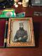 Civil War Sharp 1/6 Plate Ambrotype Union Infantry Officer With Sword & Case
