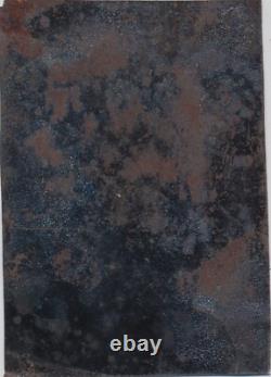 Civil War Sixth Plate Tintype Standing Soldier Studio Painted Background