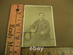 Civil War Soldier CDV Photo 1st Illinois Artillery Battery G Memphis Jenn Jerry