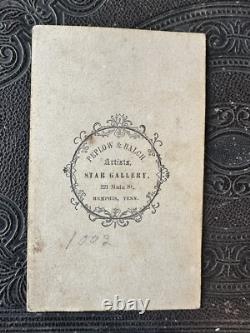 Civil War Soldier Memphis Tennessee Photographer 1860s Photo