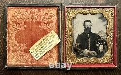 Civil War Soldier Ringgold Battalion 22nd PA Clipping 1/6 1860s Tintype Photo