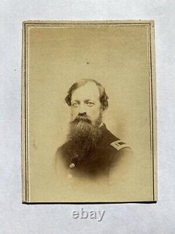 Civil War Soldier Signed CDV Captain Frederick M. Edgell NH Light Artillery