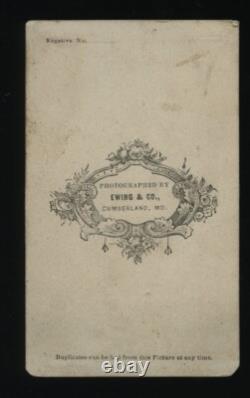 Civil War Soldier William Addison Smiley Co D. 12th Virginia CDV Photo 1860s