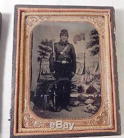 Civil War Soldier With Musket Photo