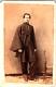 Civil War Soldier In Uniform, Cloak. Masonic Party Ad Cdv Photo, 1864 #c150