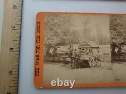 Civil War Soldiers Filling Water Cart Potomac Virginia Brady Stereoview Photo