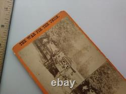 Civil War Soldiers Filling Water Cart Potomac Virginia Brady Stereoview Photo