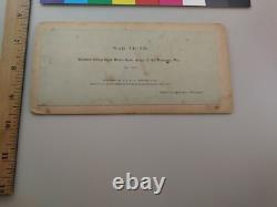 Civil War Soldiers Filling Water Cart Potomac Virginia Brady Stereoview Photo