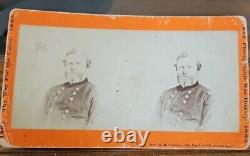 Civil War Stereoview Of General G. H. Thomas