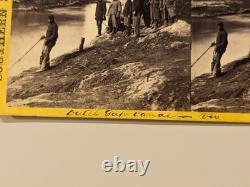 Civil War Stereoview Photo African American Soldier Dutch Gap Selden Virginia