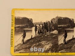 Civil War Stereoview Photo African American Soldier Dutch Gap Selden Virginia