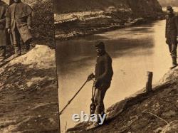 Civil War Stereoview Photo African American Soldier Dutch Gap Selden Virginia